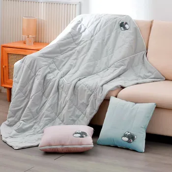 Youpin YUYUEHOME, портативное легкое пуховое многофункциональное маленькое одеяло, подушка, одеяло из утиного пуха, легкое теплое, портативное, пригодное для хранения.