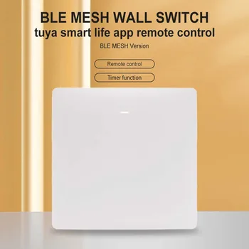 Домашняя автоматизация Умный настенный выключатель BLE MESH Wifi 110V 220V 230V Требуется выключатель света с Alexa Smart Linkage MESH Gateway