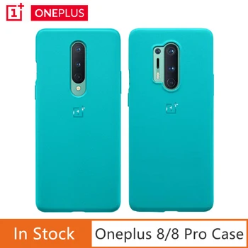 официальный новый чехол для Oneplus 8 8 Pro, чехол для бампера из песчаника, голубой, с уникальной текстурой для Oneplus 8, Oneplus 8 Pro