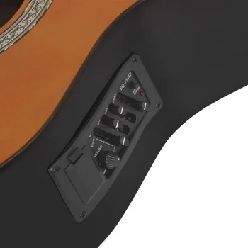Звукосниматель для классической фолк-гитары EQ-7545R, четырехполосный звукосниматель для гитары с эквалайзером